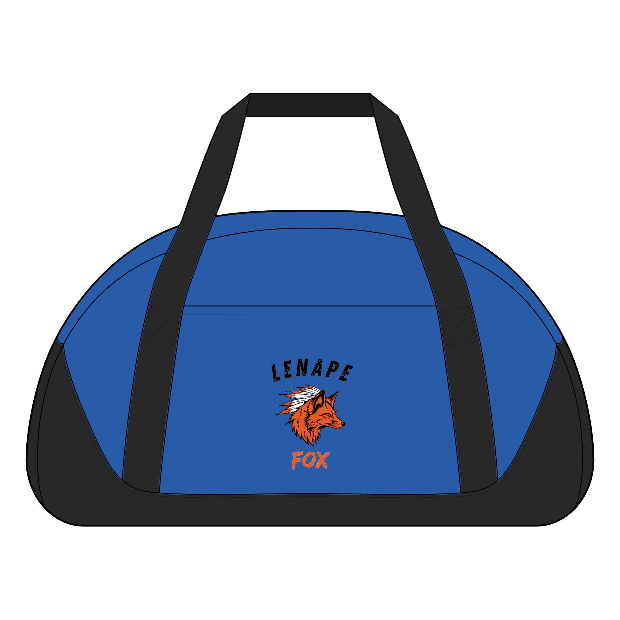 Fox Sports Duffel Bag — Lenape Fox Logo Gym & Travel Bag