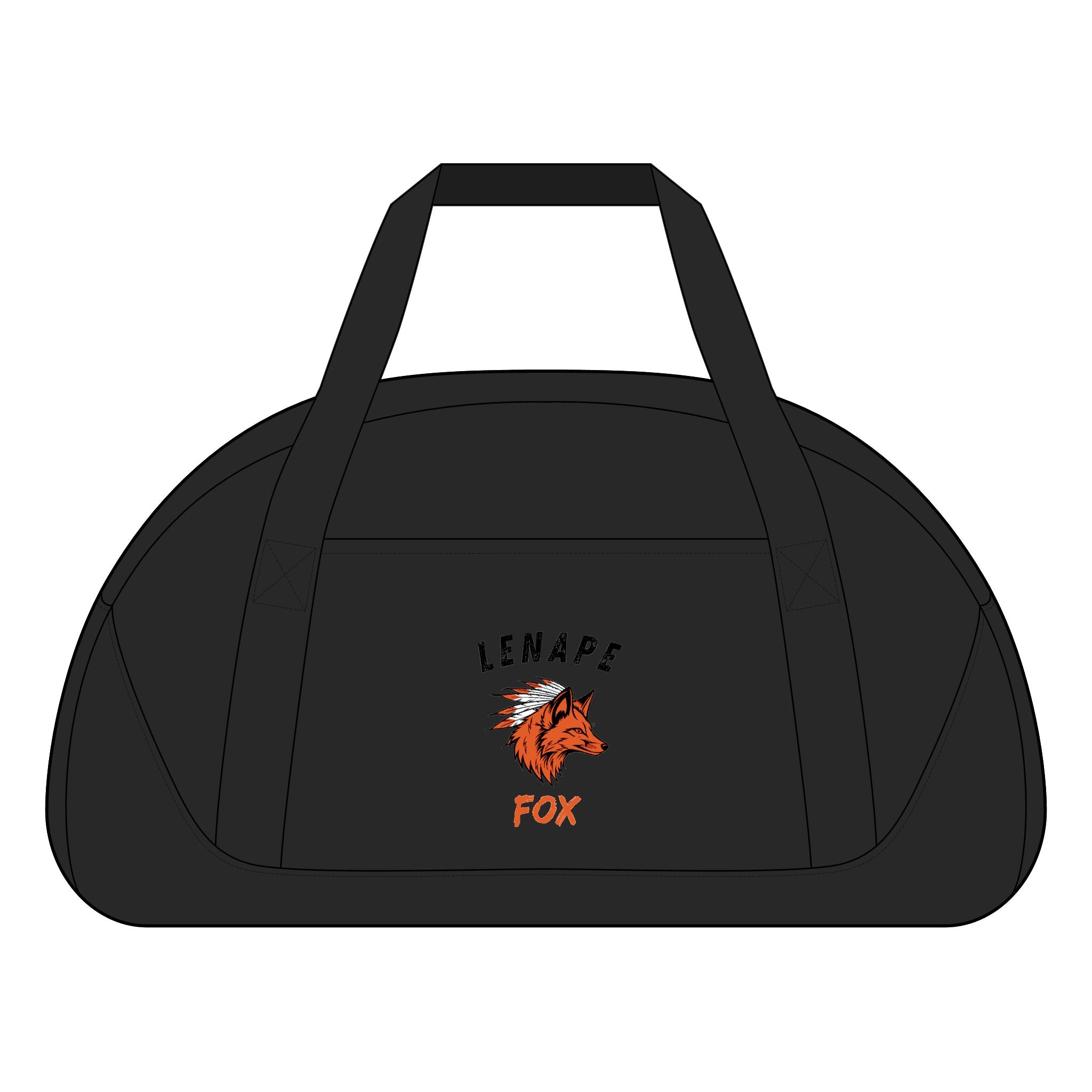 Fox Sports Duffel Bag — Lenape Fox Logo Gym & Travel Bag