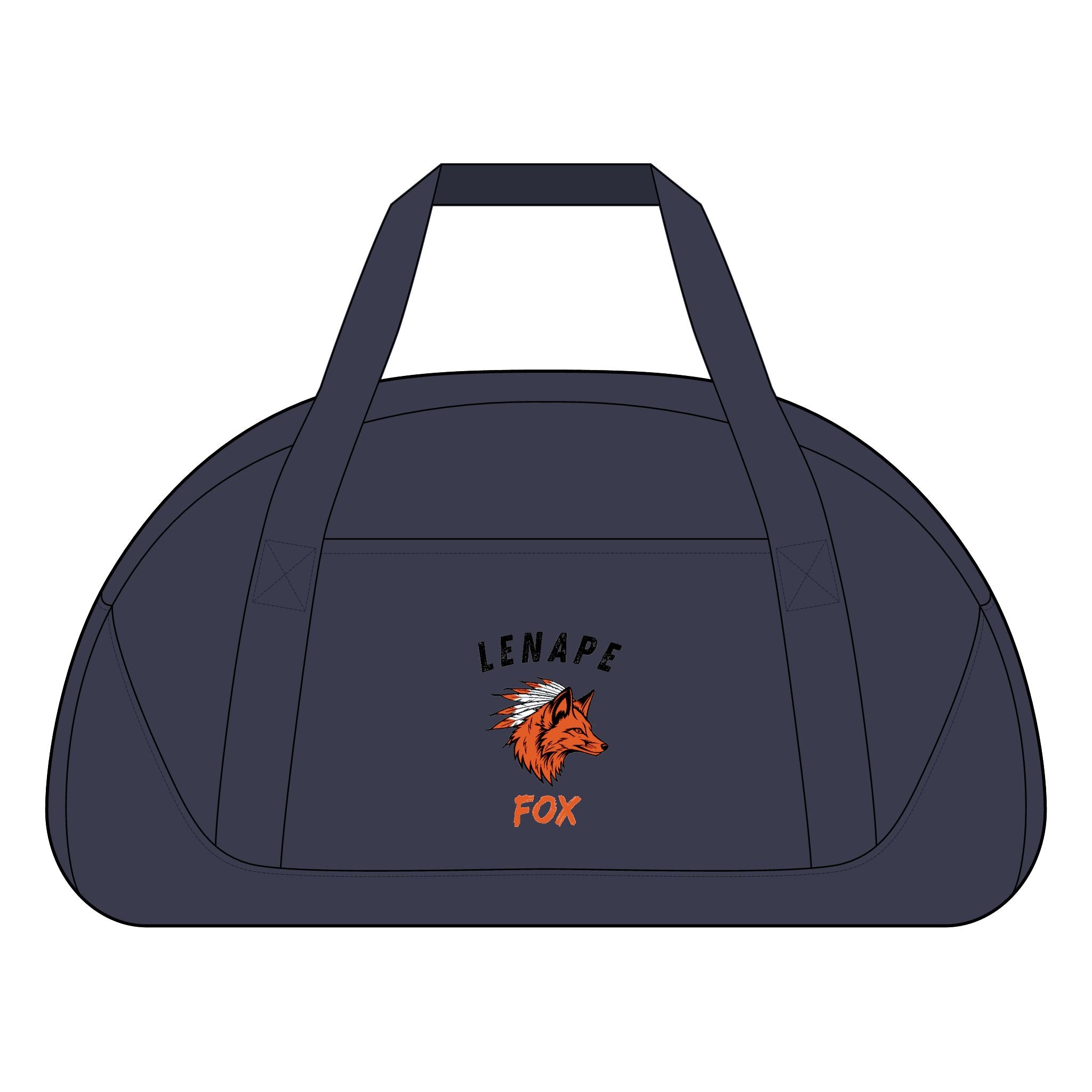 Fox Sports Duffel Bag — Lenape Fox Logo Gym & Travel Bag