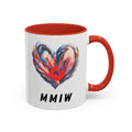 11/15oz MMIW Feather Heart Accent Coffee Mug – Missing and Murdered Indigenous Women Awareness