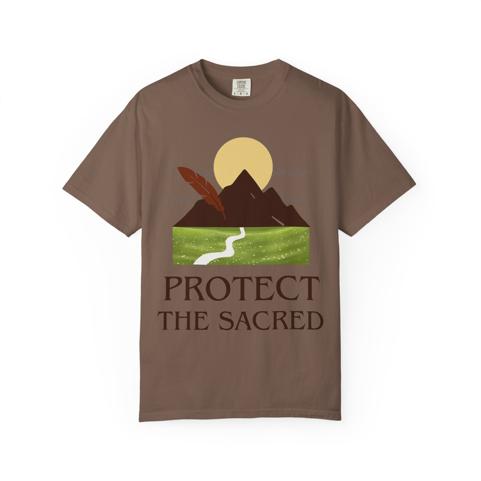 Protect the Sacred T-Shirt — Mountain & Feather Environmental Justice Tee