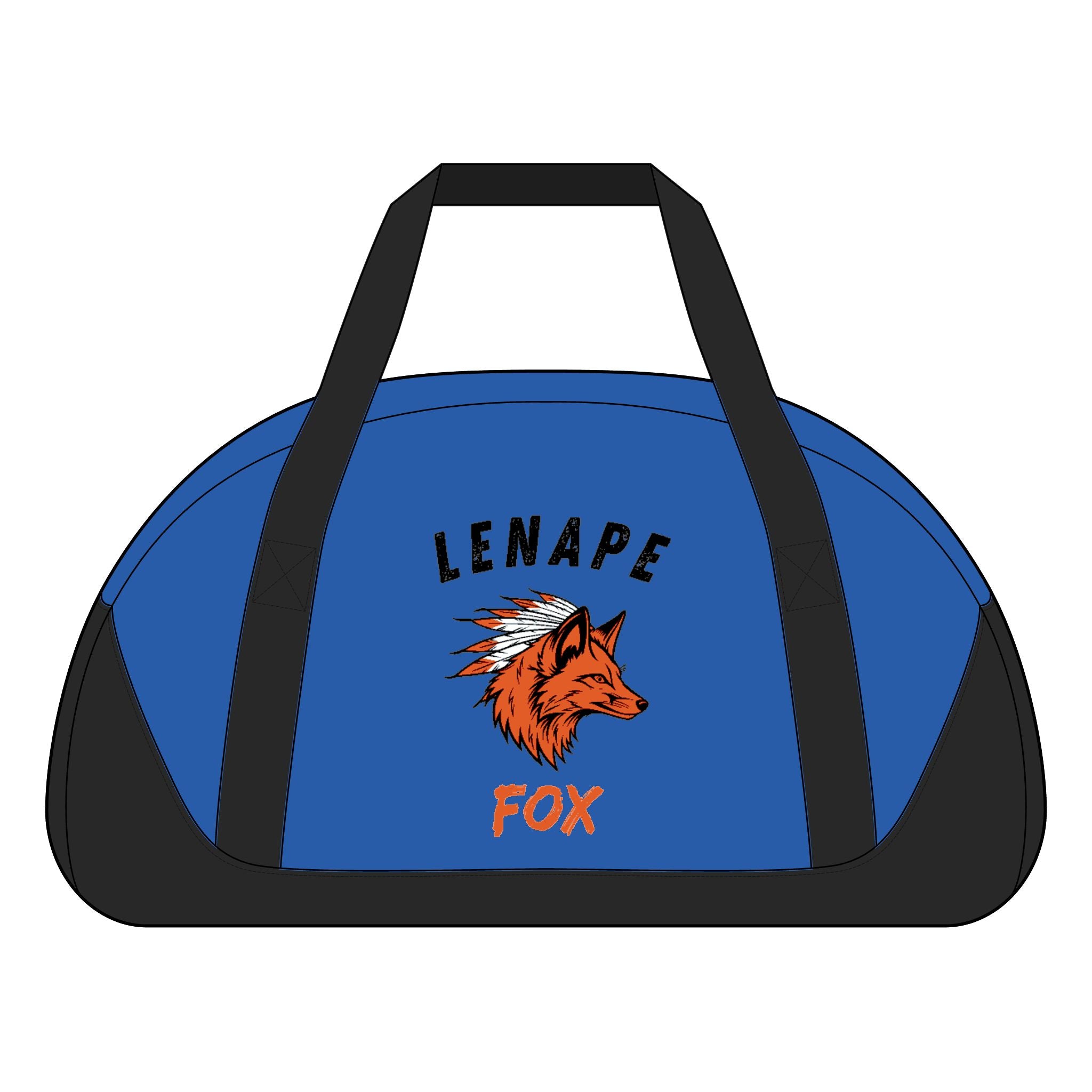 Fox Sports Duffel Bag — Lenape Fox Logo Gym & Travel Bag
