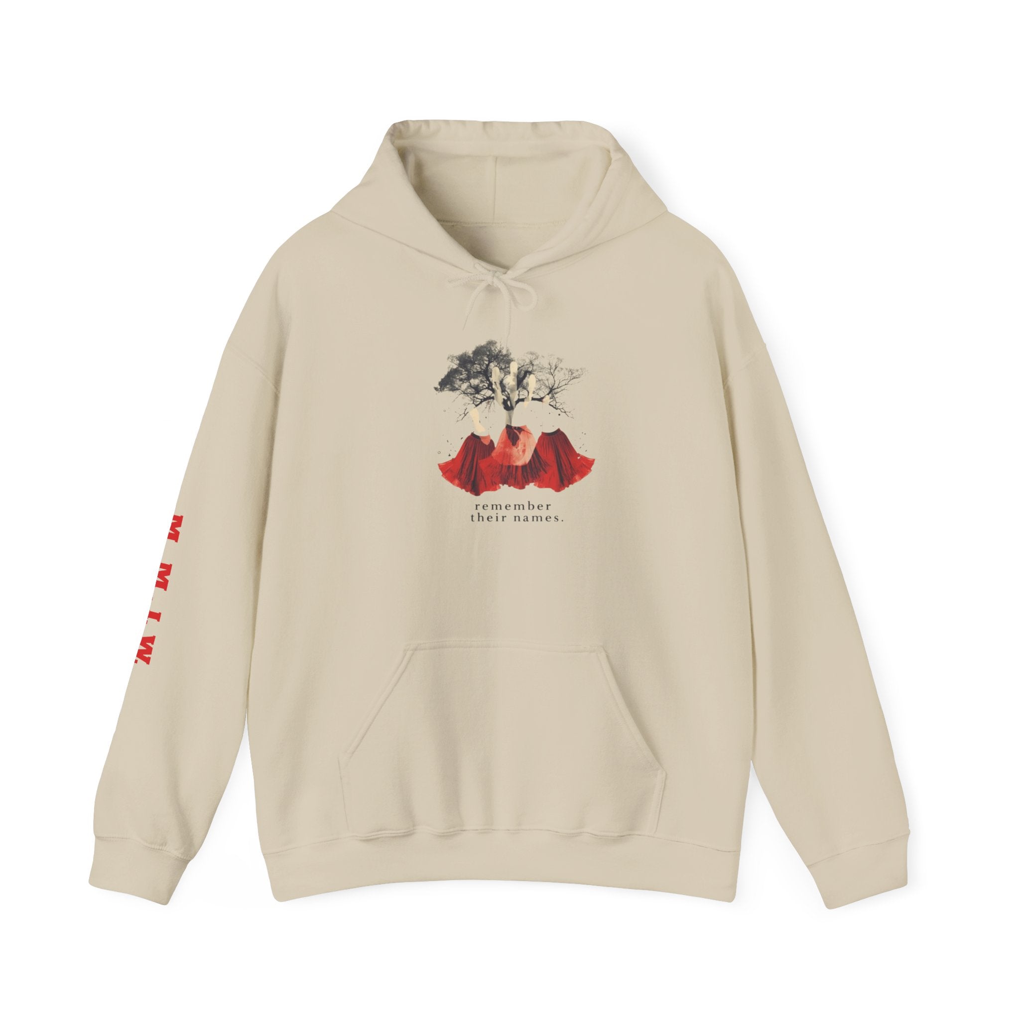 A Hoodie — MMIW design by horse dancer