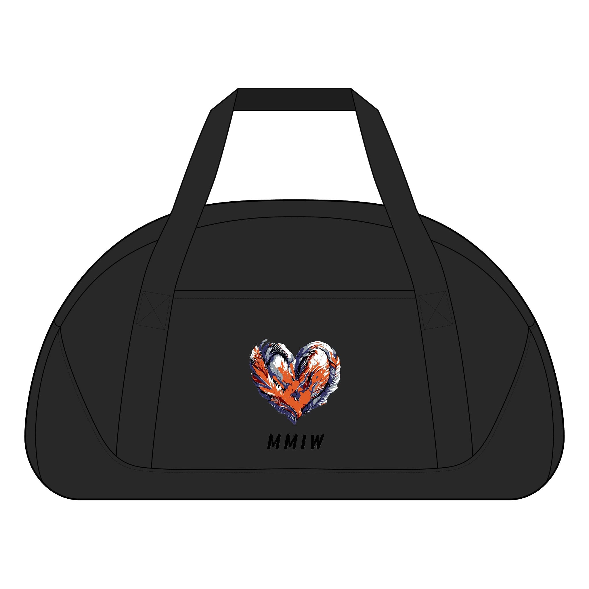 Access Dome Duffel Bag — Heart MMIW Awareness Gym Travel Tote