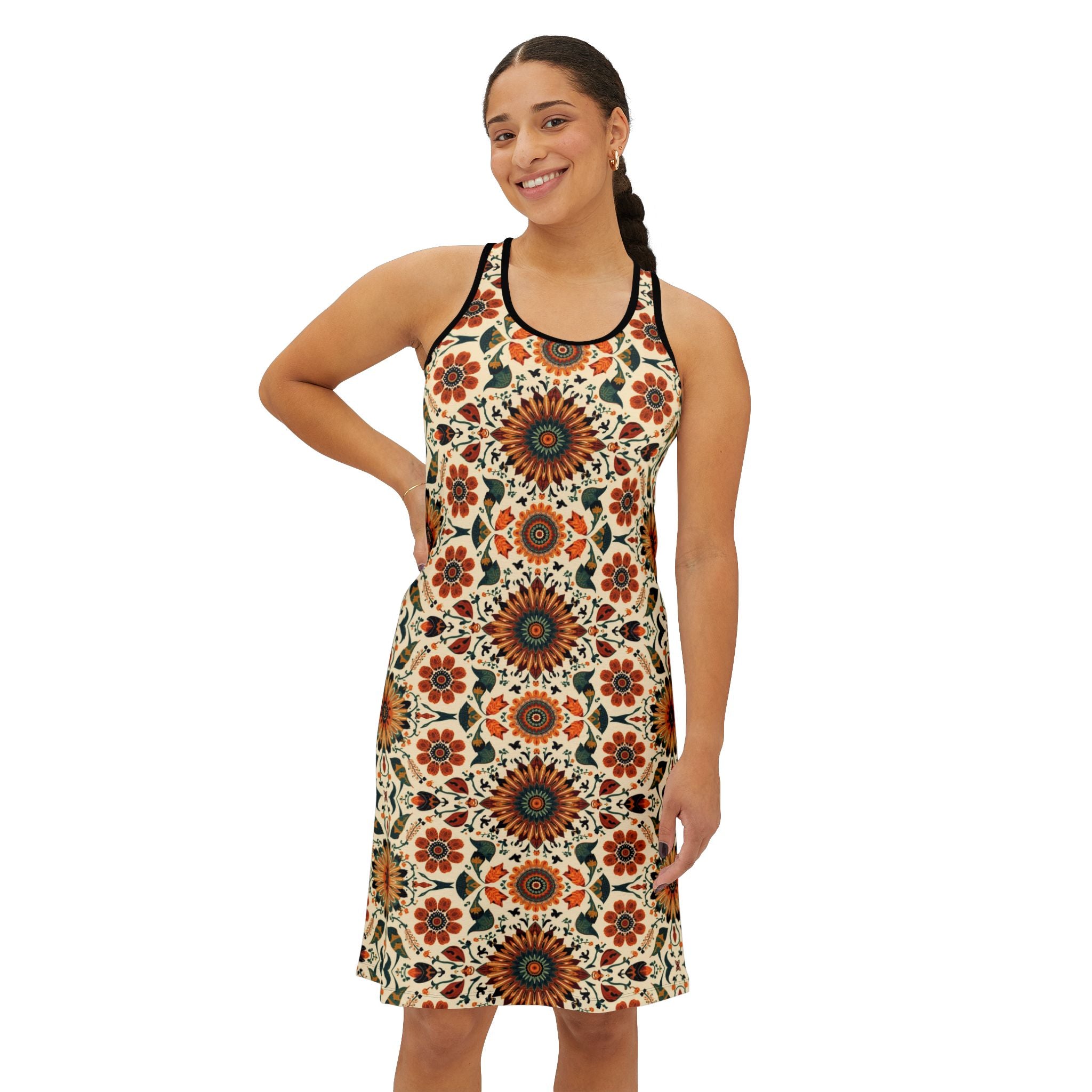A Woodlands Native Pattern Racerback Dress