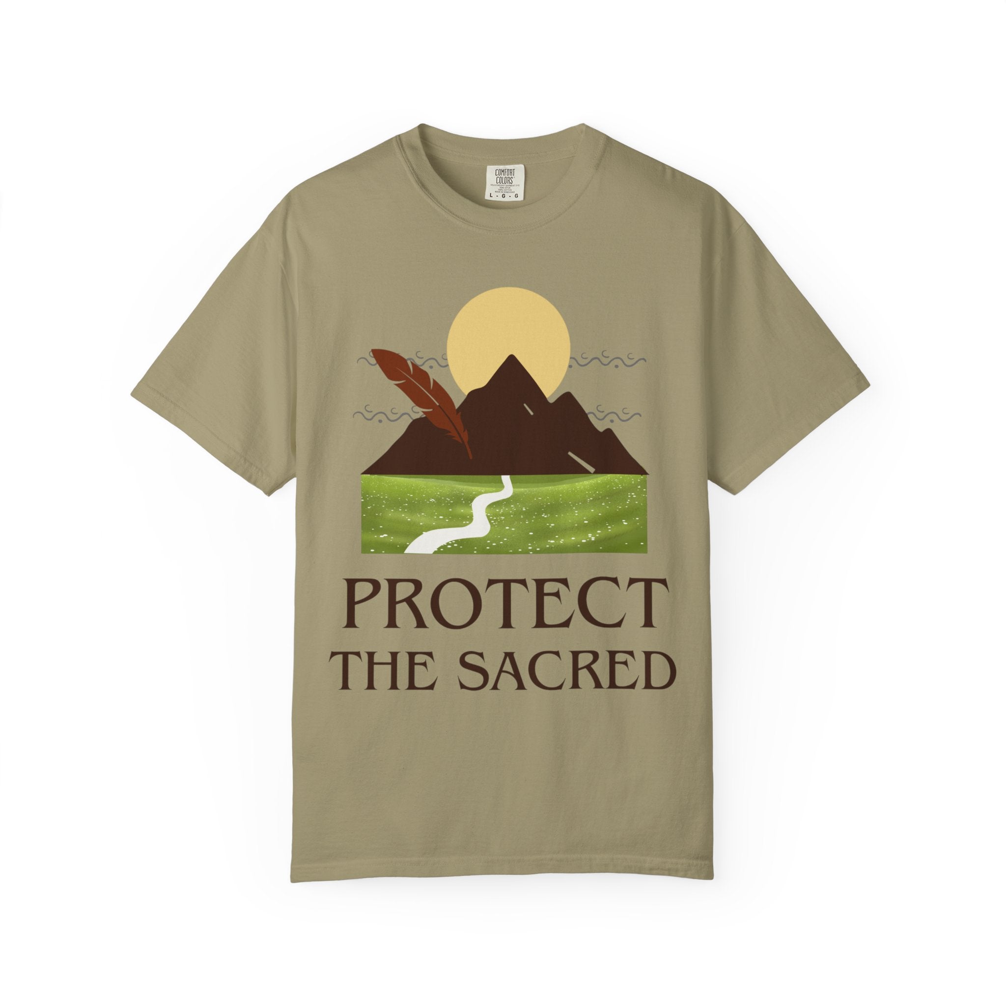 Protect the Sacred T-Shirt — Mountain & Feather Environmental Justice Tee