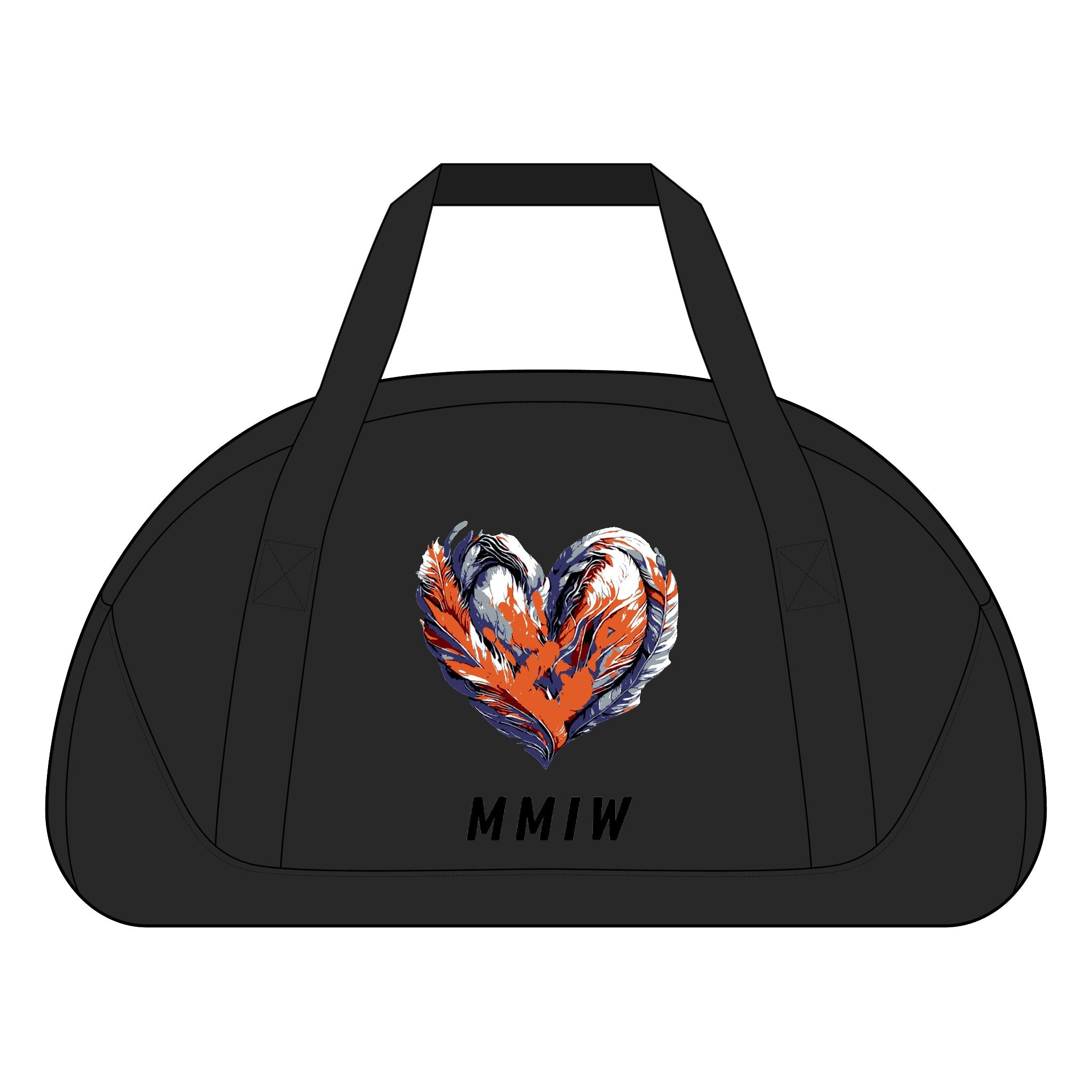 Access Dome Duffel Bag — Heart MMIW Awareness Gym Travel Tote