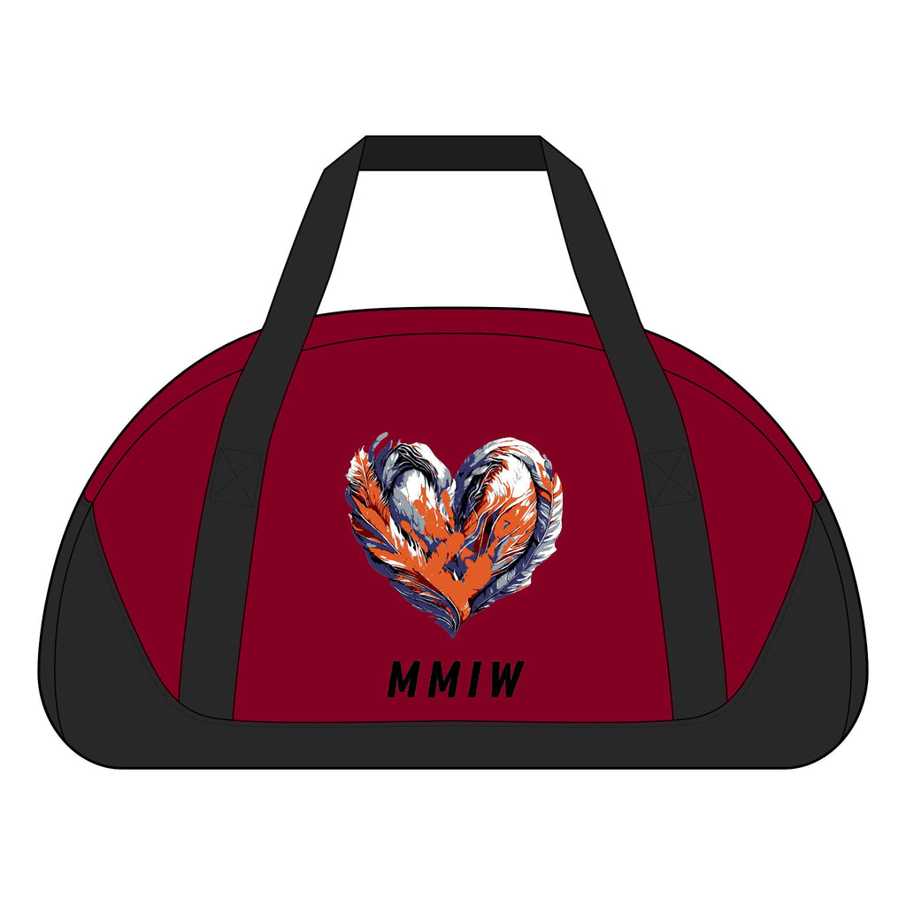 Access Dome Duffel Bag — Heart MMIW Awareness Gym Travel Tote