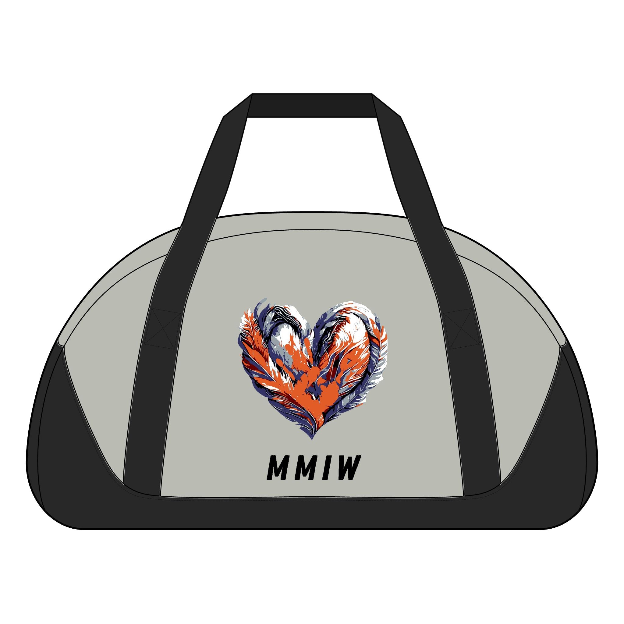 Access Dome Duffel Bag — Heart MMIW Awareness Gym Travel Tote