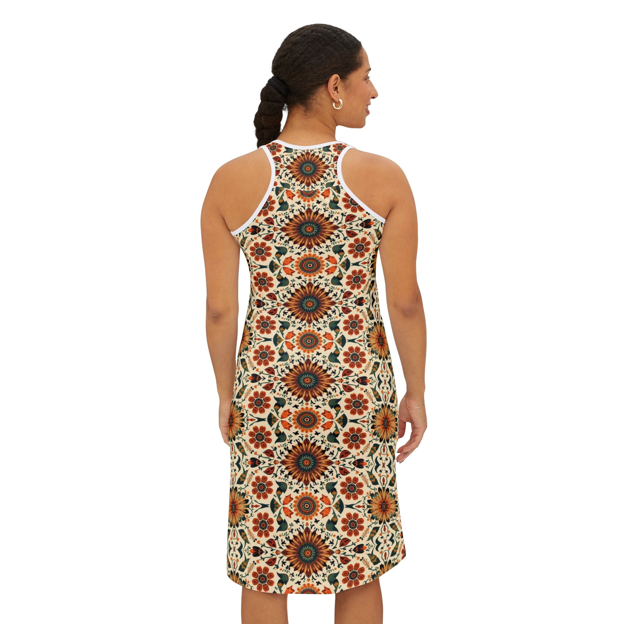 A Woodlands Native Pattern Racerback Dress