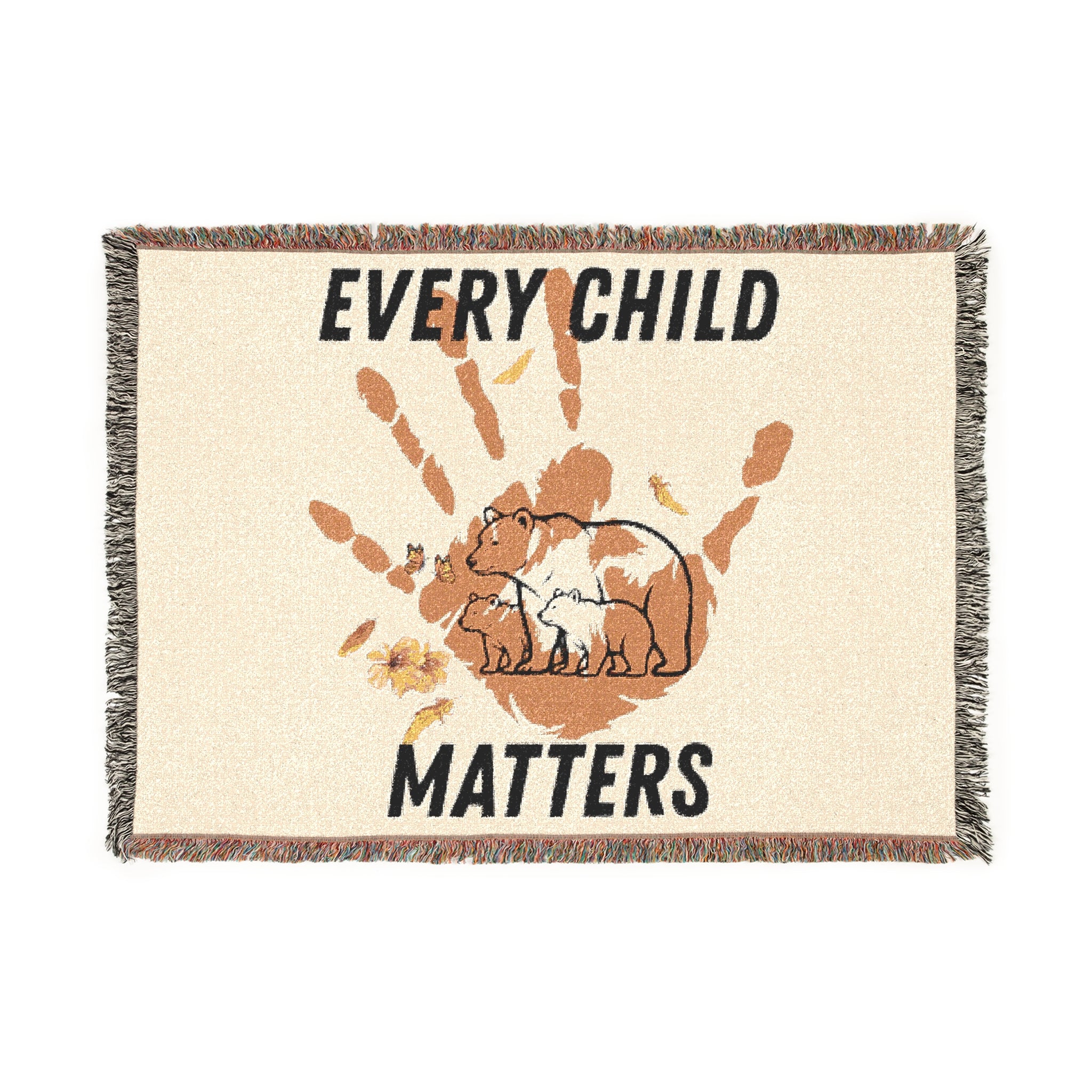 Every Child Matters Woven Blanket - Cozy Throw for Hope and Awareness