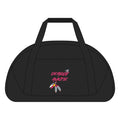 Duffel Bag — “Deadly Auntie” Feather Graphic Travel Gym Bag